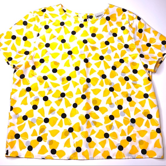 ❗️SOLD❗️1990s Vintage Silky Button Back Bow Blouse - Picture 7 of 7